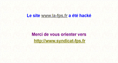 Desktop Screenshot of la-fps.fr